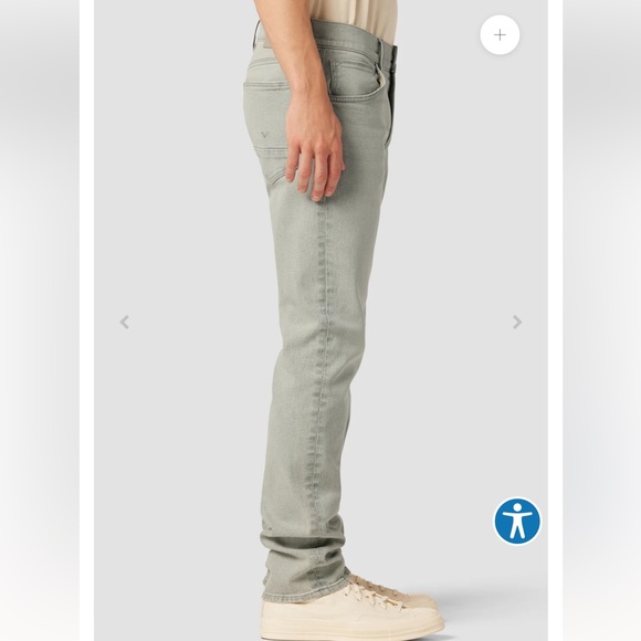Hudson Men’s Blake Slim Straight Leg Jeans - Picture 2 of 9